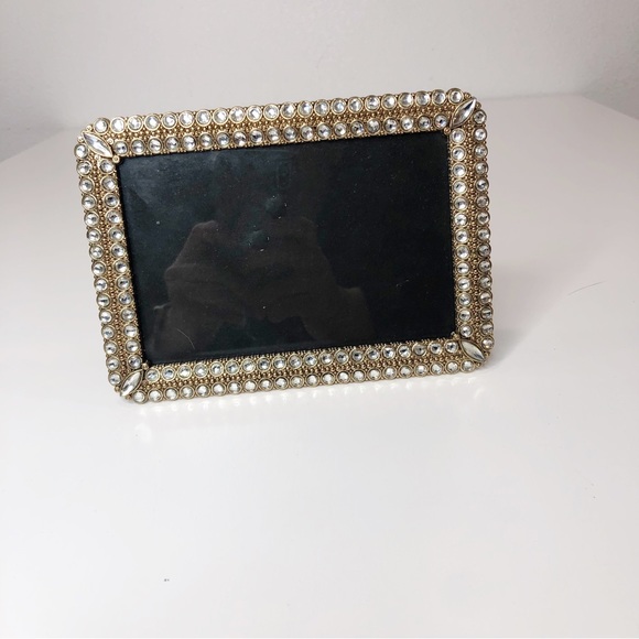 Other - Rhinestone Gold Sparkly 4x6 Picture Frame Glamorous